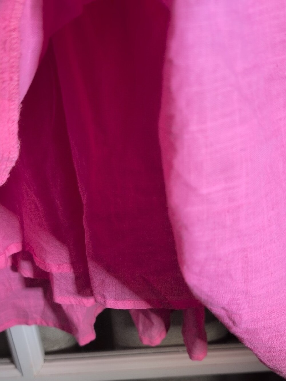 HYFVE Pink Smocked V-Neck Tiered Ruffle Sleeve Dress - Picture 4 of 6